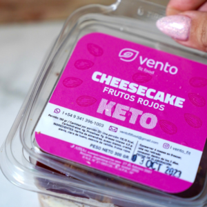 Cheescake de frutos rojos Keto – Vento